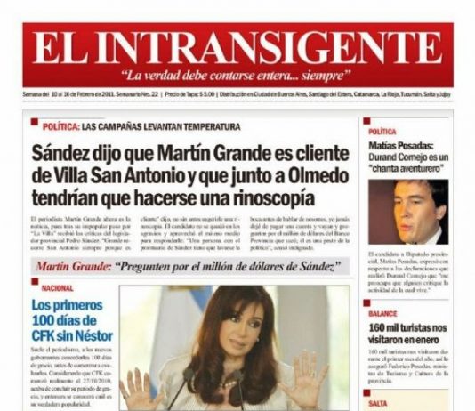 La distribución de la pauta municipal entre los semanarios de Salta durante el año 2.013