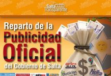 Informe Publicidad Oficial del Gobierno de Salta: Primer Cuatrimestre del 2.012