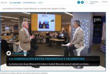 Fuerte presencia publicitaria de Urtubey en medios nacionales