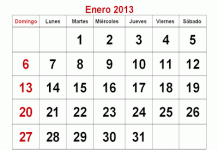 Enero 2.013: Distribución de la pauta oficial del Gobierno de Salta