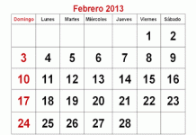 Febrero de 2.013: Distribución de la Pauta Oficial del Gobierno de Salta