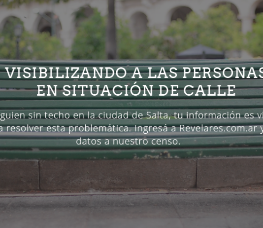 Se cumplen seis años del primer censo de personas en situación de calle realizado en la Ciudad de Salta